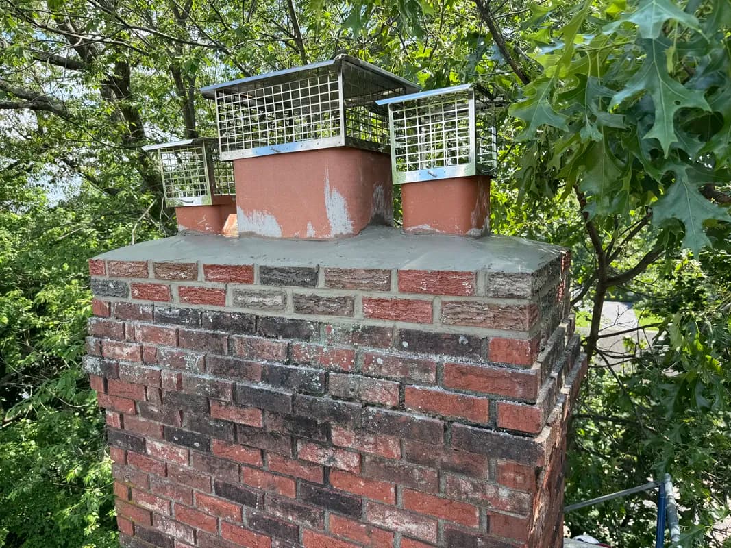 Chimneys project by A&E Exteriors LLC